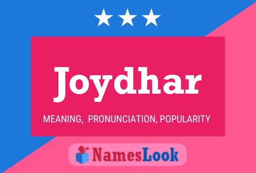 ملصق اسم Joydhar