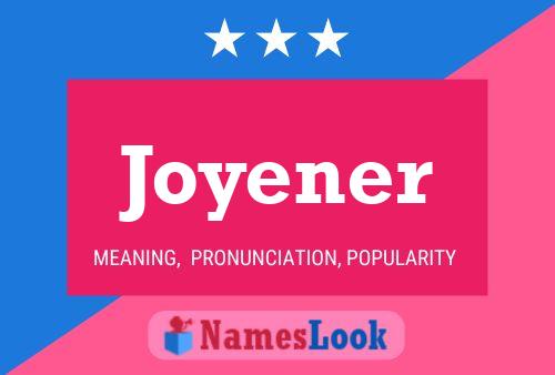 ملصق اسم Joyener