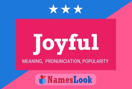 ملصق اسم Joyful