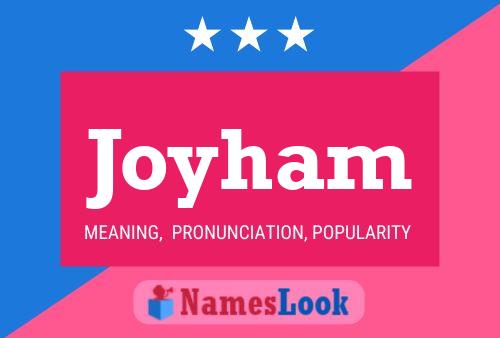 ملصق اسم Joyham