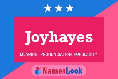 ملصق اسم Joyhayes