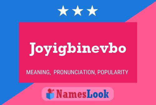 ملصق اسم Joyigbinevbo