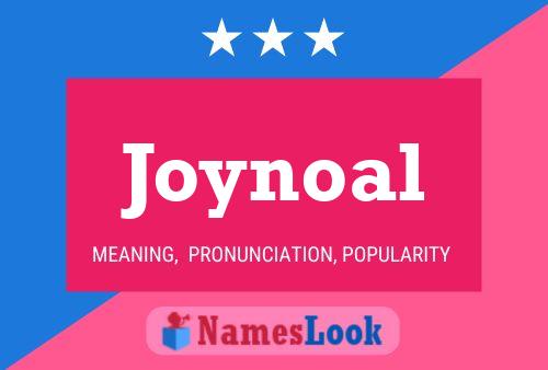 ملصق اسم Joynoal