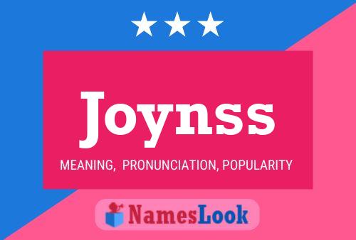 ملصق اسم Joynss