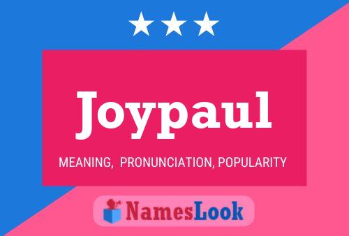 ملصق اسم Joypaul