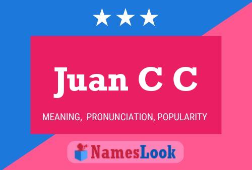 ملصق اسم Juan C C