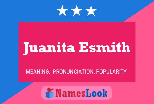 ملصق اسم Juanita Esmith