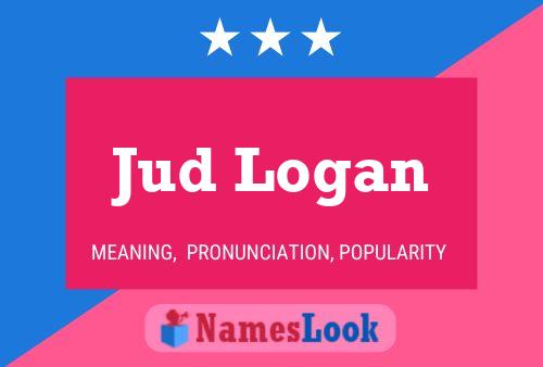 ملصق اسم Jud Logan