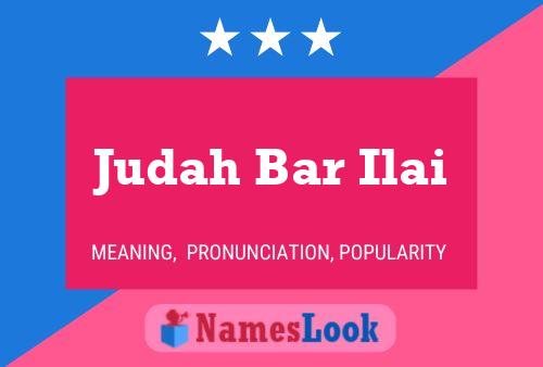 ملصق اسم Judah Bar Ilai