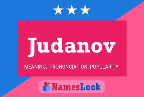 ملصق اسم Judanov