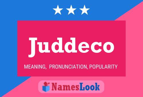 ملصق اسم Juddeco