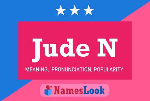 ملصق اسم Jude N