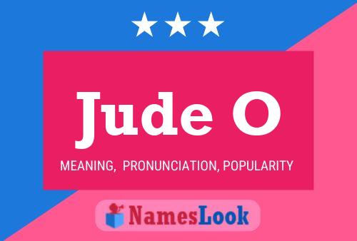 ملصق اسم Jude O