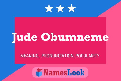 ملصق اسم Jude Obumneme