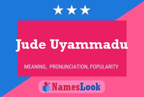 ملصق اسم Jude Uyammadu