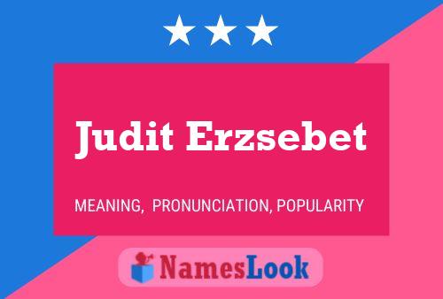 ملصق اسم Judit Erzsebet