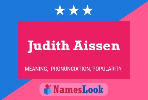 ملصق اسم Judith Aissen