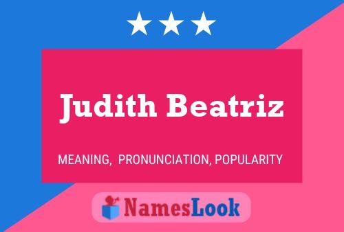 ملصق اسم Judith Beatriz