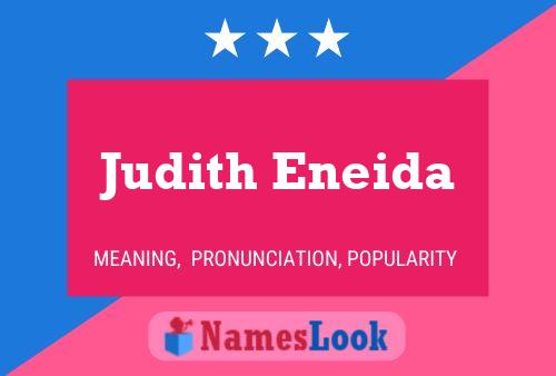 ملصق اسم Judith Eneida