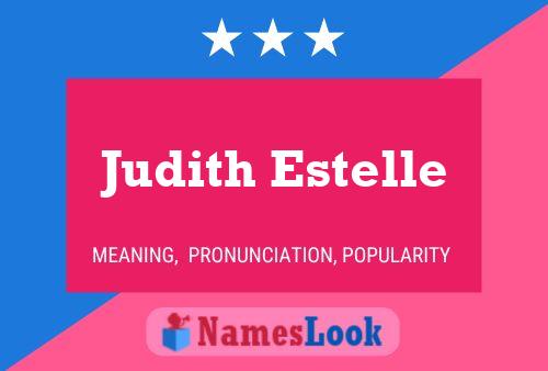 ملصق اسم Judith Estelle