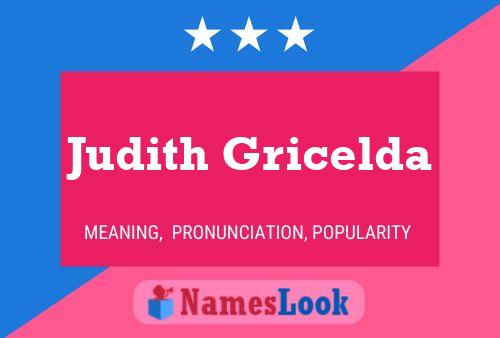 ملصق اسم Judith Gricelda