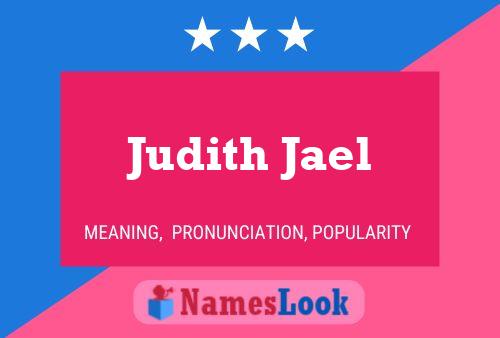 ملصق اسم Judith Jael