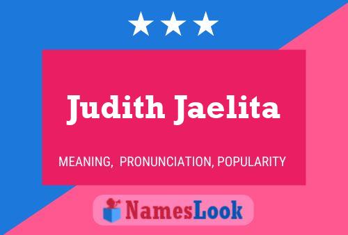 ملصق اسم Judith Jaelita