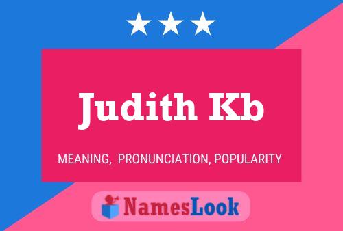 ملصق اسم Judith Kb