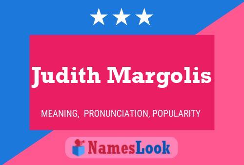 ملصق اسم Judith Margolis