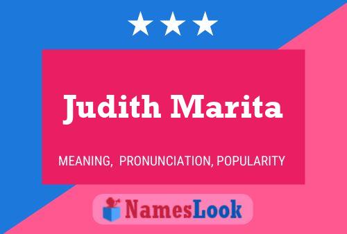 ملصق اسم Judith Marita