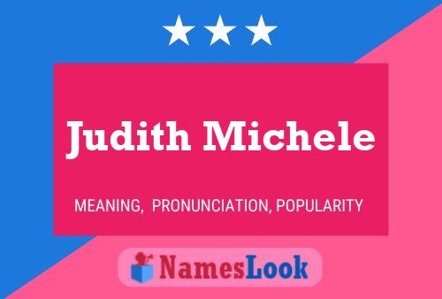 ملصق اسم Judith Michele