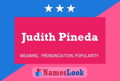 ملصق اسم Judith Pineda