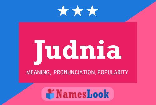 ملصق اسم Judnia