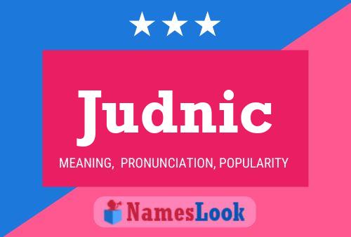 ملصق اسم Judnic