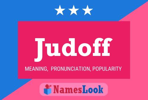 ملصق اسم Judoff