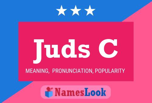 ملصق اسم Juds C