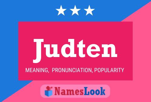 ملصق اسم Judten