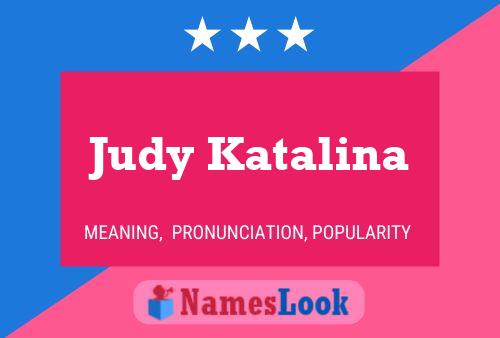 ملصق اسم Judy Katalina