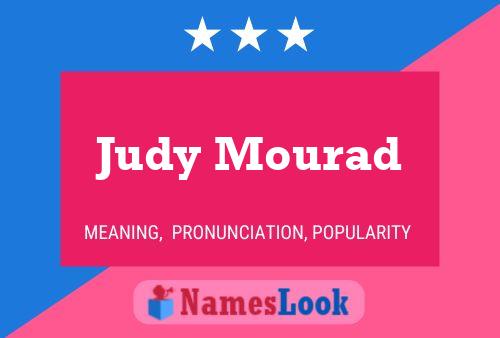 ملصق اسم Judy Mourad