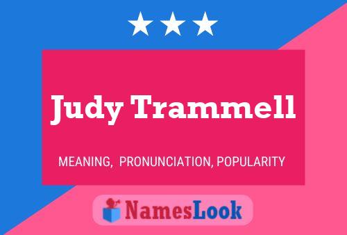 ملصق اسم Judy Trammell