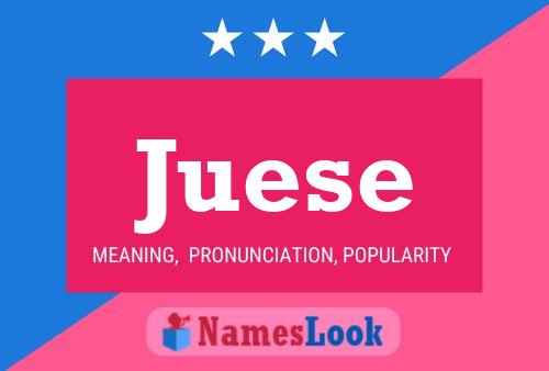 ملصق اسم Juese