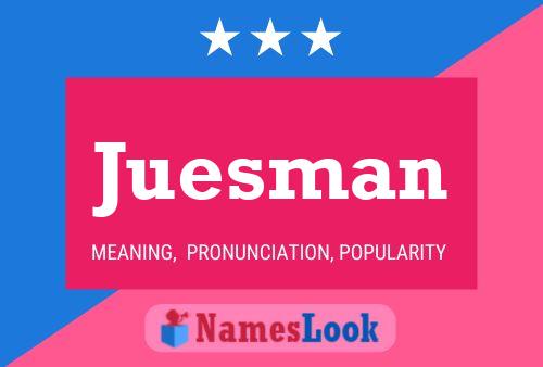 ملصق اسم Juesman