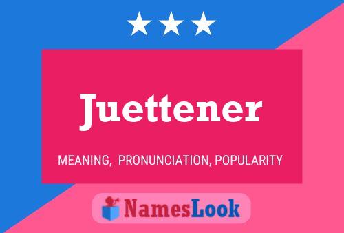 ملصق اسم Juettener