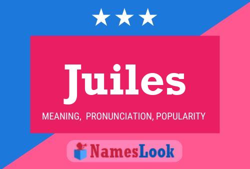 ملصق اسم Juiles