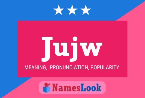 ملصق اسم Jujw