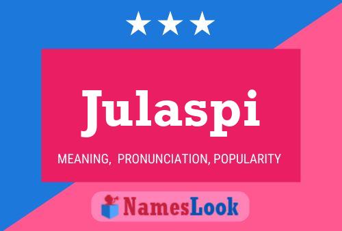 ملصق اسم Julaspi