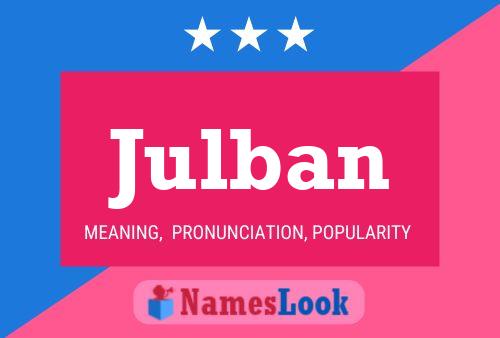 ملصق اسم Julban