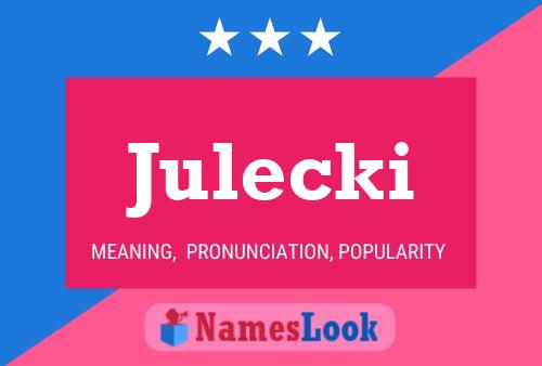 ملصق اسم Julecki