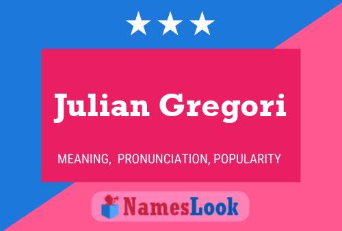 ملصق اسم Julian Gregori