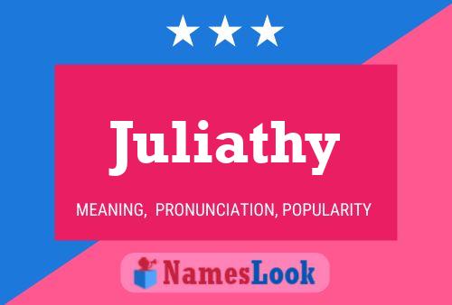 ملصق اسم Juliathy